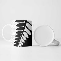 New Zealand Silver Fern Niho Taniwha Ceramic Mug - Polynesian Pride