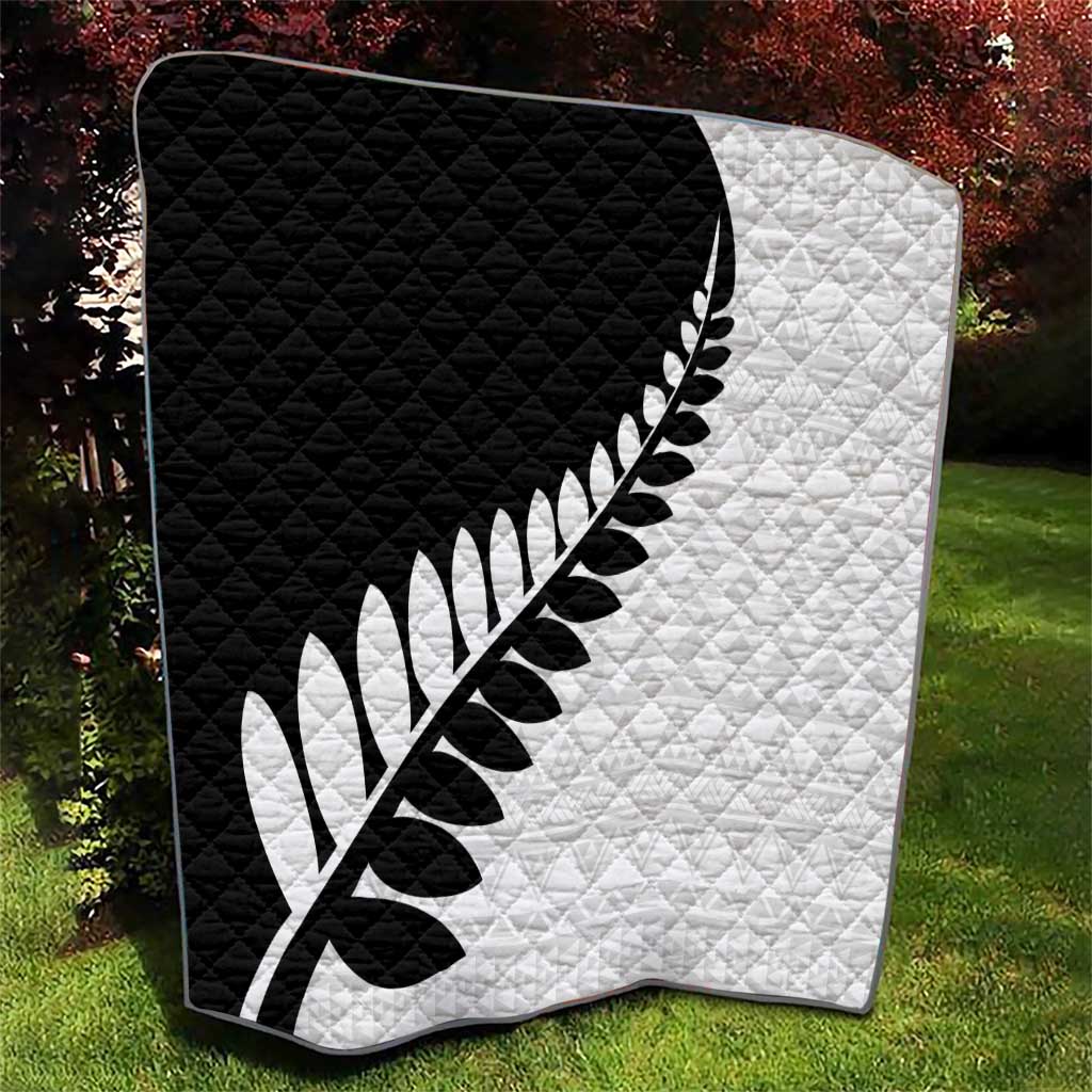 New Zealand Silver Fern Niho Taniwha Quilt