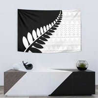 New Zealand Silver Fern Niho Taniwha Tapestry LT9 - Polynesian Pride