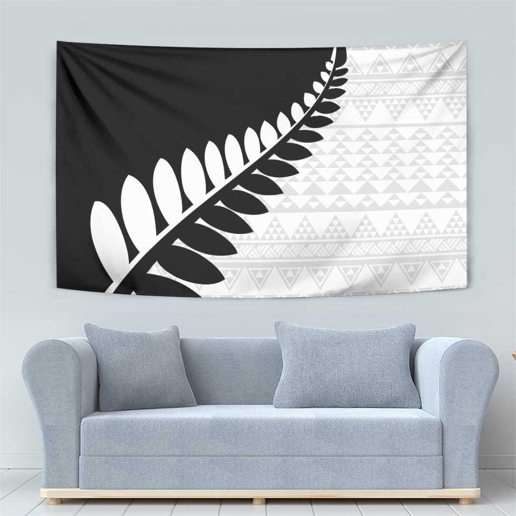 New Zealand Silver Fern Niho Taniwha Tapestry LT9 - Polynesian Pride
