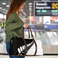 New Zealand Silver Fern Niho Taniwha Travel Bag - Polynesian Pride