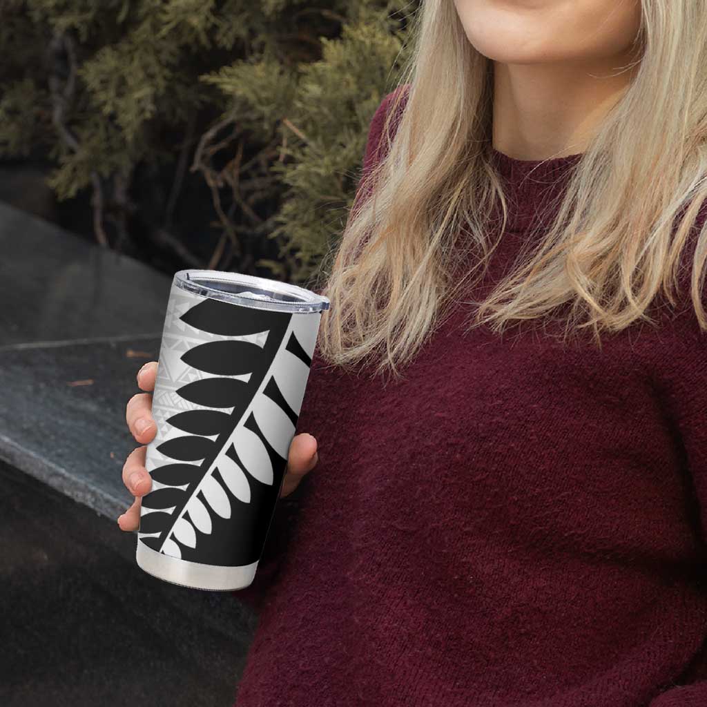 New Zealand Silver Fern Niho Taniwha Tumbler Cup