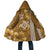 Gold Hibiscus Turle Cloak Hawaiian Style Tribal Tapa Pattern - Polynesian Pride