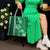 Green Hibiscus Turle Tote Bag Hawaiian Style Tribal Tapa Pattern - Polynesian Pride
