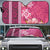 Pink Hibiscus Turle Auto Sun Shade Hawaiian Style Tribal Tapa Pattern - Polynesian Pride