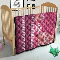 Pink Hibiscus Turle Quilt Hawaiian Style Tribal Tapa Pattern