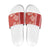 Red Hibiscus Turle Slide Sandals Hawaiian Style Tribal Tapa Pattern - Polynesian Pride