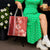 Red Hibiscus Turle Tote Bag Hawaiian Style Tribal Tapa Pattern - Polynesian Pride