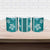 Teal Hibiscus Turle Ceramic Mug Hawaiian Style Tribal Tapa Pattern - Polynesian Pride