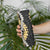 Puakenikeni and Maile Lei Skinny Tumbler Black Double Strand Lei
