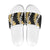 Puakenikeni and Maile Lei Slide Sandals Black Double Strand Lei - Polynesian Pride