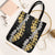 Puakenikeni and Maile Lei Tote Bag Black Double Strand Lei - Polynesian Pride