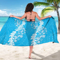 Puakenikeni and Maile Lei Sarong Blue Double Strand Lei