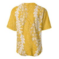 Puakenikeni and Maile Lei Baseball Jersey Gold Double Strand Lei LT9 - Polynesian Pride