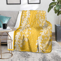 Puakenikeni and Maile Lei Blanket Gold Double Strand Lei