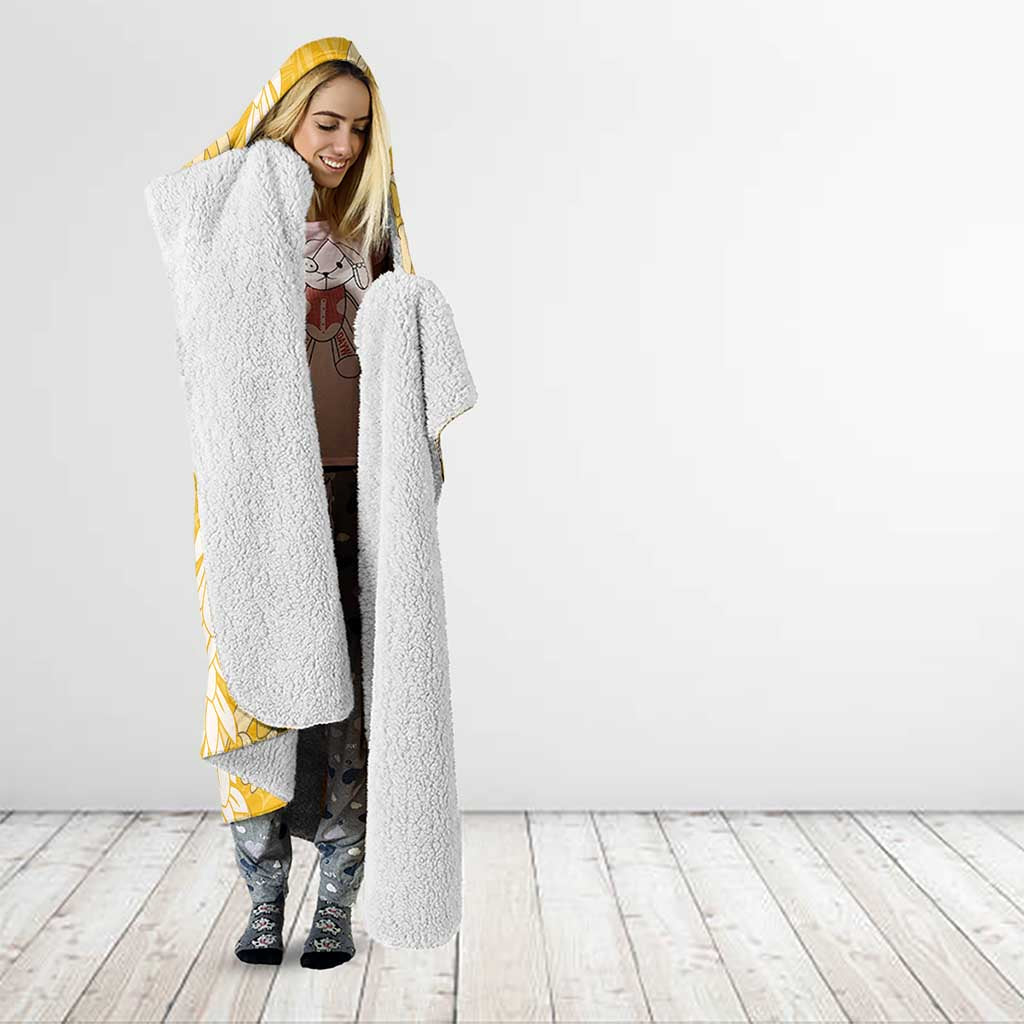 Puakenikeni and Maile Lei Hooded Blanket Gold Double Strand Lei LT9 - Polynesian Pride