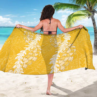 Puakenikeni and Maile Lei Sarong Gold Double Strand Lei