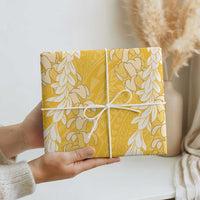 Puakenikeni and Maile Lei Wrapping Paper Gold Double Strand Lei - Polynesian Pride