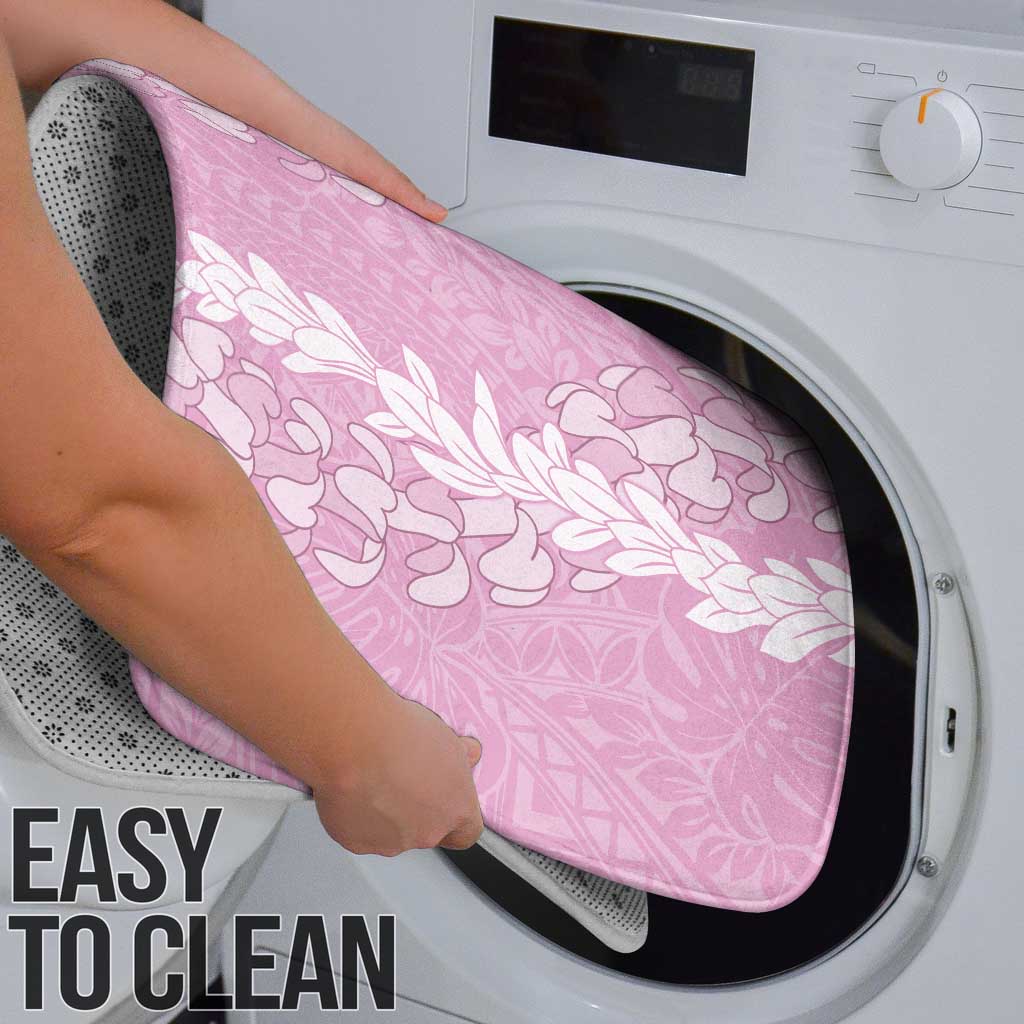 Puakenikeni and Maile Lei Bathroom Set Pink Double Strand Lei - Polynesian Pride