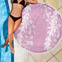 Puakenikeni and Maile Lei Beach Blanket Pink Double Strand Lei