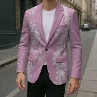 Puakenikeni and Maile Lei Blazer Pink Double Strand Lei - Polynesian Pride