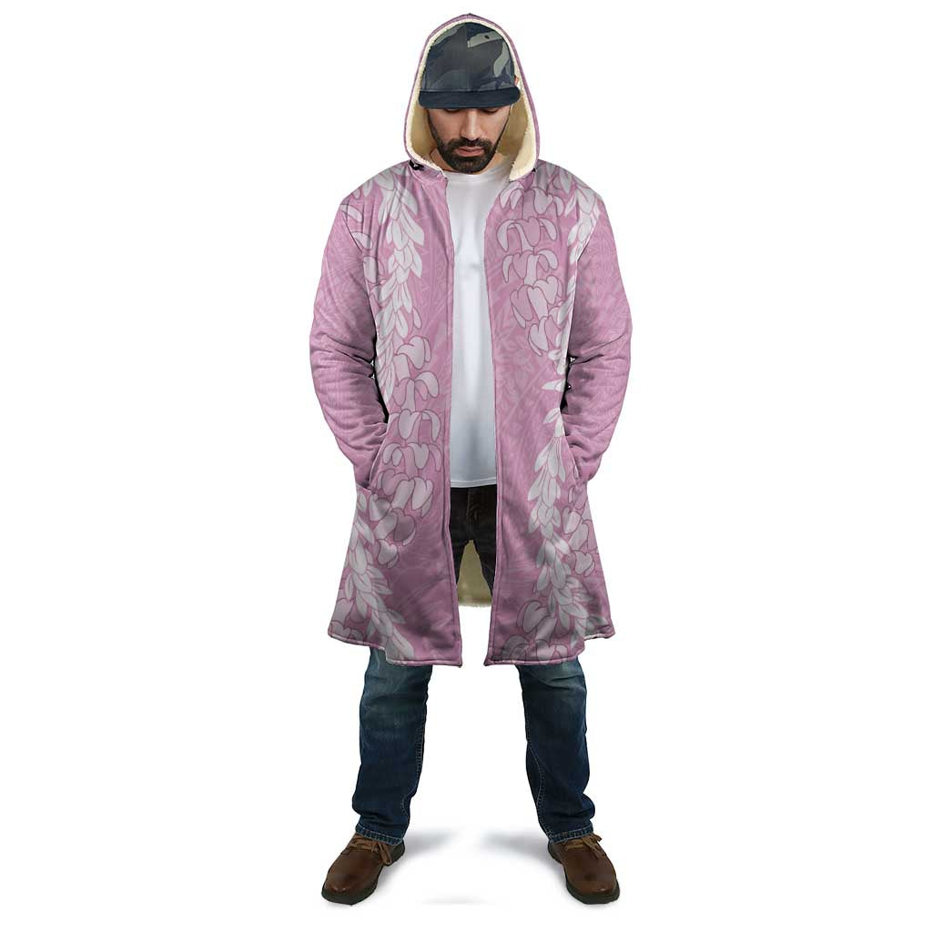 Puakenikeni and Maile Lei Cloak Pink Double Strand Lei - Polynesian Pride