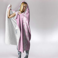 Puakenikeni and Maile Lei Hooded Blanket Pink Double Strand Lei LT9 - Polynesian Pride
