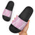 Puakenikeni and Maile Lei Slide Sandals Pink Double Strand Lei - Polynesian Pride