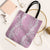 Puakenikeni and Maile Lei Tote Bag Pink Double Strand Lei - Polynesian Pride