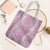 Puakenikeni and Maile Lei Tote Bag Pink Double Strand Lei - Polynesian Pride