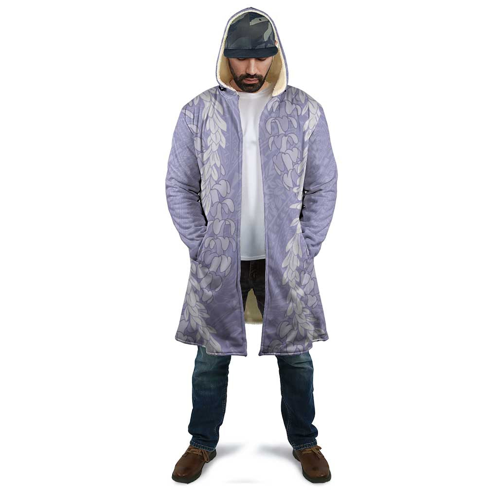 Puakenikeni and Maile Lei Cloak Purple Double Strand Lei - Polynesian Pride