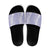 Puakenikeni and Maile Lei Slide Sandals Purple Double Strand Lei - Polynesian Pride