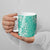 Puakenikeni and Maile Lei Ceramic Mug Sage Green Double Strand Lei - Polynesian Pride