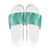 Puakenikeni and Maile Lei Slide Sandals Sage Green Double Strand Lei - Polynesian Pride