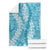 Blue Puakenikeni and Maile Lei Blanket Hawaiian Style Tribal Tapa Double Strand Lei