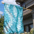 Blue Puakenikeni and Maile Lei Garden Flag Hawaiian Style Tribal Tapa Double Strand Lei