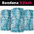 Blue Puakenikeni and Maile Lei Neck Gaiter Hawaiian Style Tribal Tapa Double Strand Lei - Polynesian Pride
