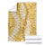 Gold Puakenikeni and Maile Lei Blanket Hawaiian Style Tribal Tapa Double Strand Lei