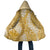 Gold Puakenikeni and Maile Lei Cloak Hawaiian Style Tribal Tapa Double Strand Lei - Polynesian Pride