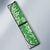 Green Puakenikeni and Maile Lei Auto Sun Shade Hawaiian Style Tribal Tapa Double Strand Lei - Polynesian Pride