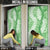 Green Puakenikeni and Maile Lei Door Cover Hawaiian Style Tribal Tapa Double Strand Lei - Polynesian Pride