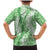 Green Puakenikeni and Maile Lei Family Matching Mermaid Dress and Hawaiian Shirt Hawaiian Style Tribal Tapa Double Strand Lei