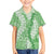 Green Puakenikeni and Maile Lei Kid Hawaiian Shirt Hawaiian Style Tribal Tapa Double Strand Lei