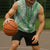 Green Puakenikeni and Maile Lei Sleeveless Hoodie Hawaiian Style Tribal Tapa Double Strand Lei - Polynesian Pride