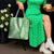 Green Puakenikeni and Maile Lei Tote Bag Hawaiian Style Tribal Tapa Double Strand Lei - Polynesian Pride
