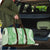 Green Puakenikeni and Maile Lei Travel Bag Hawaiian Style Tribal Tapa Double Strand Lei - Polynesian Pride