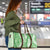 Green Puakenikeni and Maile Lei Travel Bag Hawaiian Style Tribal Tapa Double Strand Lei - Polynesian Pride
