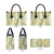 Vintage Puakenikeni and Maile Lei Leather Bag Hawaiian Style Tribal Tapa Double Strand Lei - Polynesian Pride