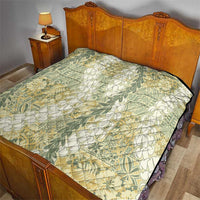 Vintage Puakenikeni and Maile Lei Quilt Hawaiian Style Tribal Tapa Double Strand Lei