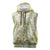 Vintage Puakenikeni and Maile Lei Sleeveless Zip Hoodie Hawaiian Style Tribal Tapa Double Strand Lei - Polynesian Pride